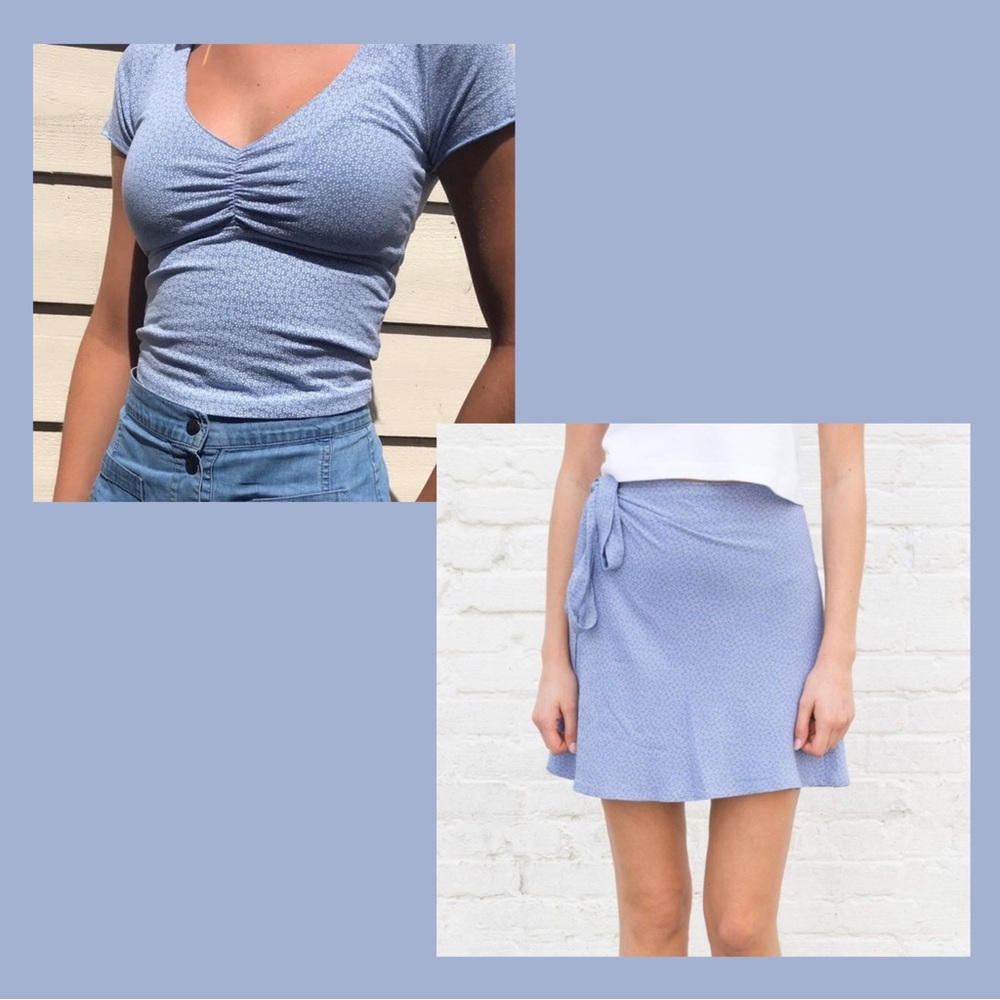 Brandy Melville John Galt blue floral bundle